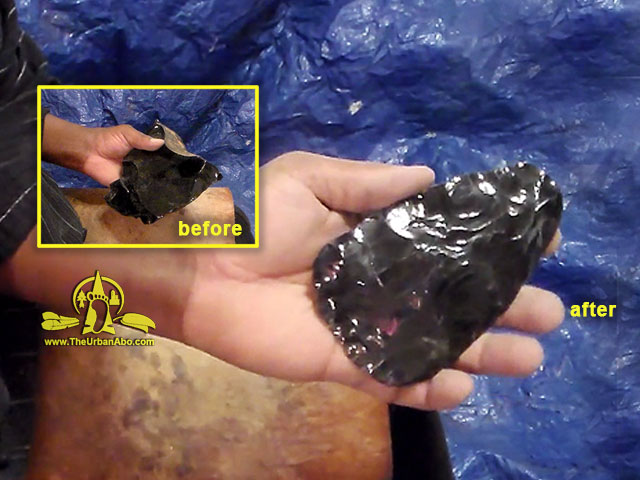 How to: Make a Stone Tool: Knapping a Preform Bi-Face  